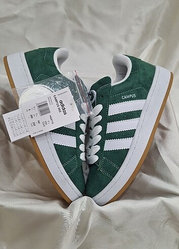 38 Beden Adidas Campus 00s Yesil-Beyaz Kahve Taban