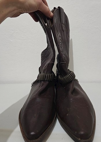 Vintage Western/Kovboy Çizme 46 Numara - Görsel 3
