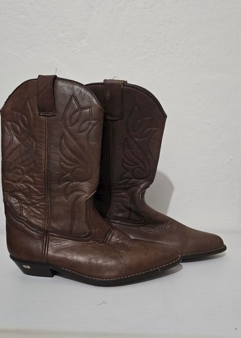 Vintage Western/Kovboy Çizme 40 Numara - Görsel 2