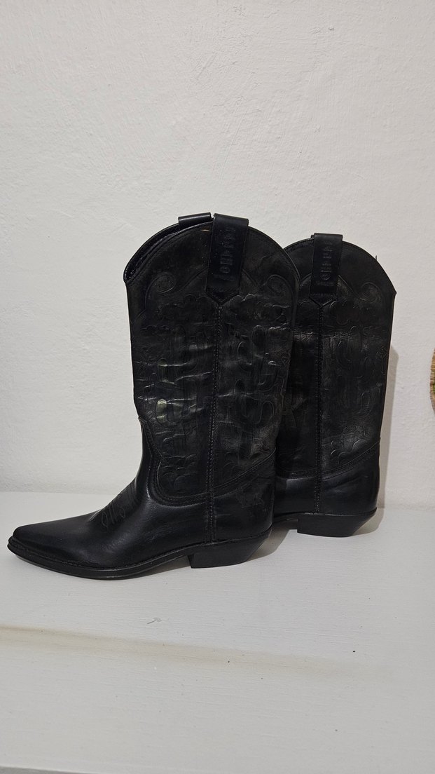 Vintage Western/Kovboy Çizme 39 Numara - Görsel 2