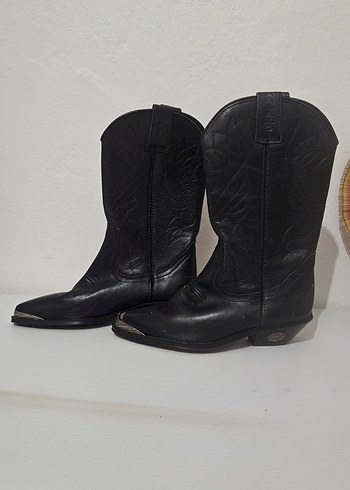 Vintage Western/Kovboy Çizme 38 Numara - Görsel 2