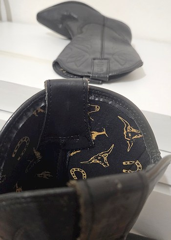 Vintage Western/Kovboy Çizme 38 Numara - Görsel 6