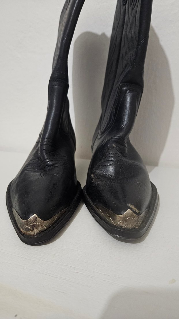 Vintage Western/Kovboy Çizme 38 Numara - Görsel 3