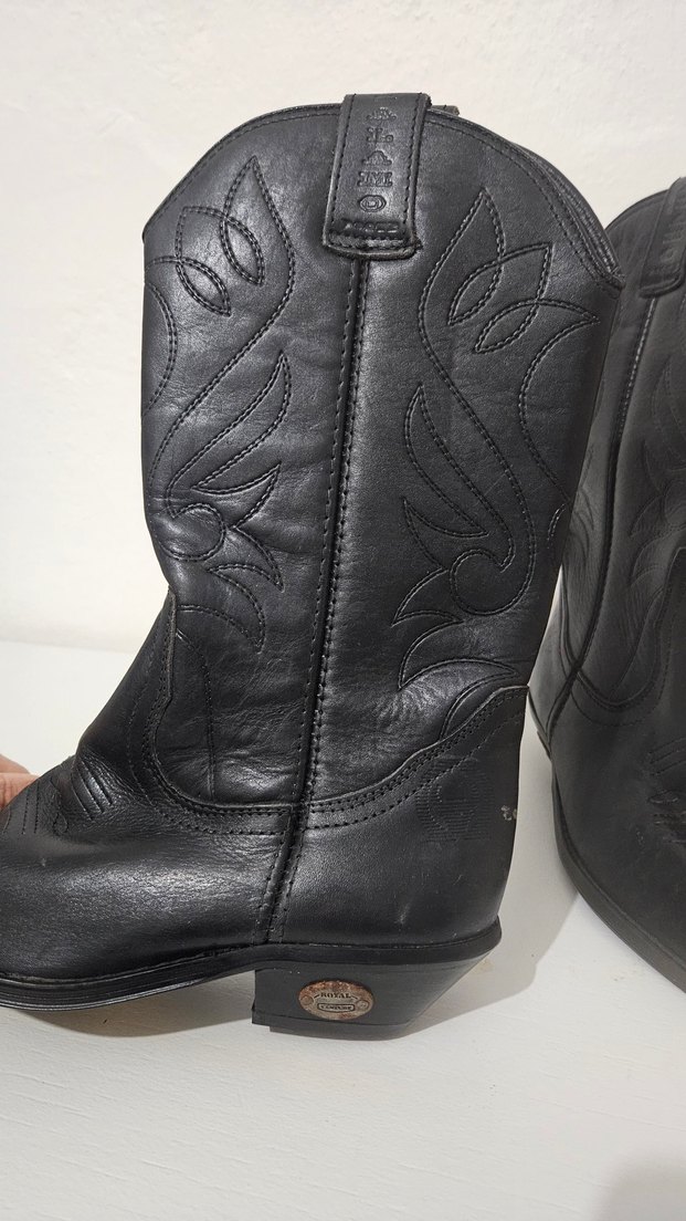 Vintage Western/Kovboy Çizme 38 Numara - Görsel 5