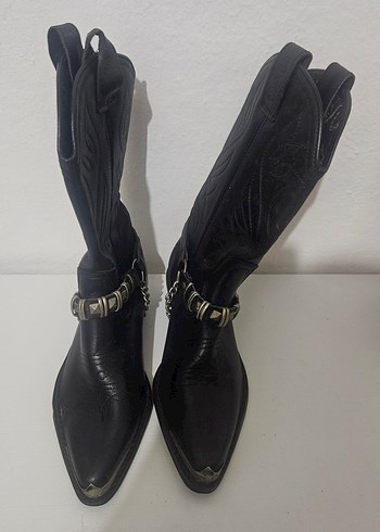 Vintage Western/Kovboy Çizme 38 Numara - Görsel 4
