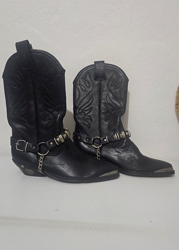 Vintage Western/Kovboy Çizme 38 Numara - Görsel 2