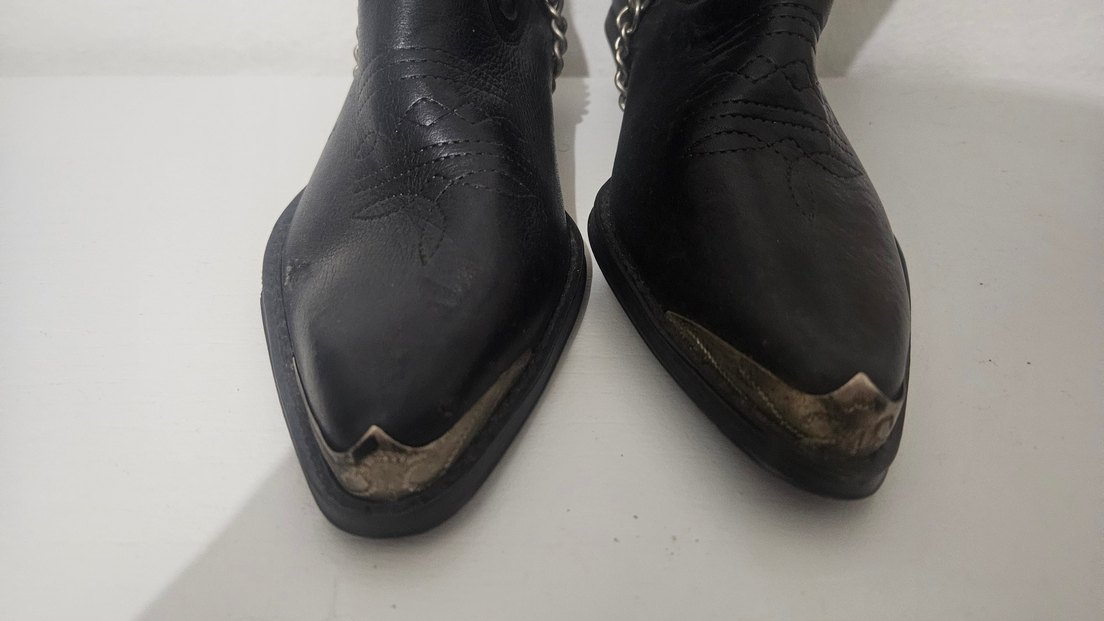 Vintage Western/Kovboy Çizme 38 Numara - Görsel 5