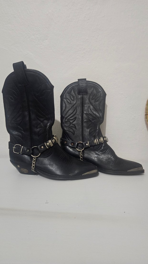 Vintage Western/Kovboy Çizme 38 Numara - Görsel 2