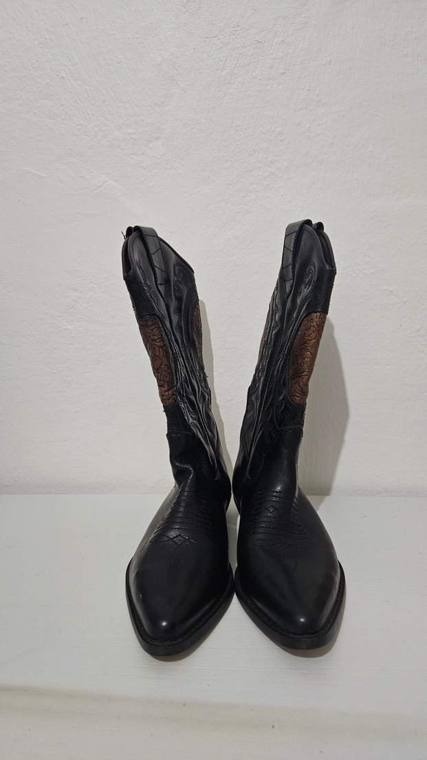 Vintage Western/Kovboy Çizme 38 Numara - Görsel 3