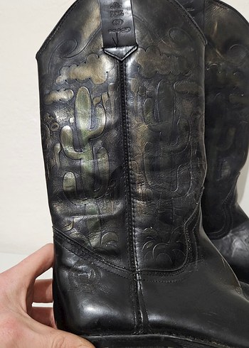 Vintage Western/Kovboy Çizme 38 Numara - Görsel 3