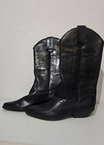 Vintage Western/Kovboy Çizme 38 Numara - Görsel 2