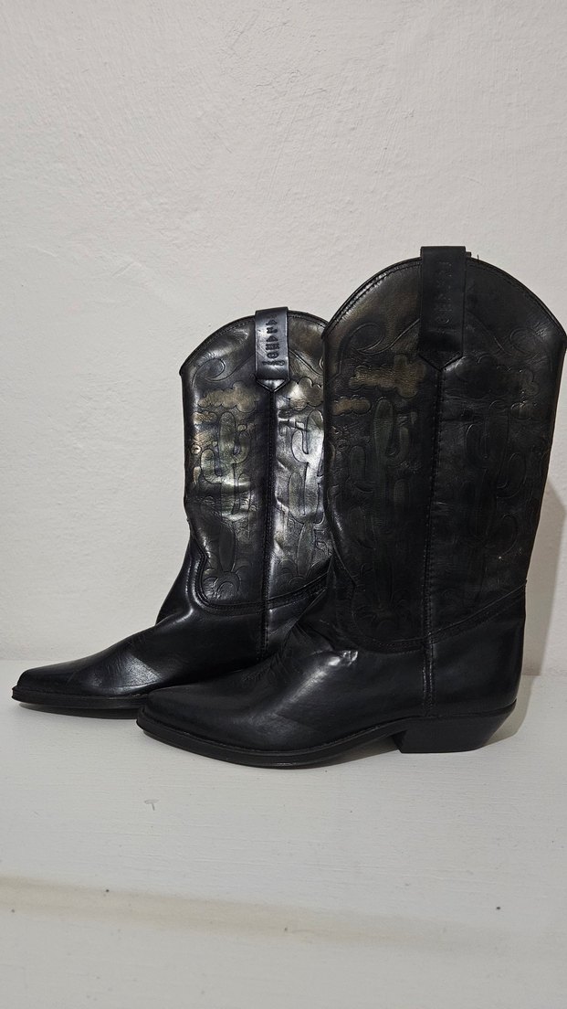 Vintage Western/Kovboy Çizme 38 Numara - Görsel 2