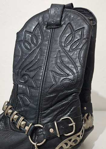 Vintage Western/Kovboy Çizme 38 Numara - Görsel 4