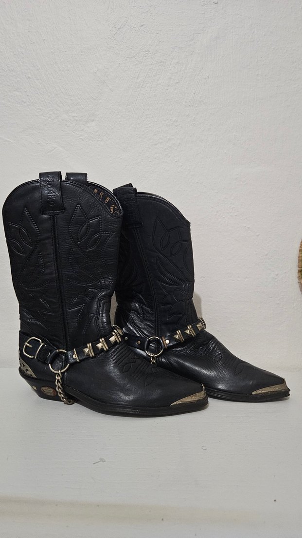 Vintage Western/Kovboy Çizme 38 Numara - Görsel 2