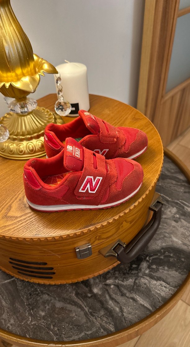 Kız Çocuk Kırmızı Cırtlı Spor Ayakkabı Unisex - Görsel 2