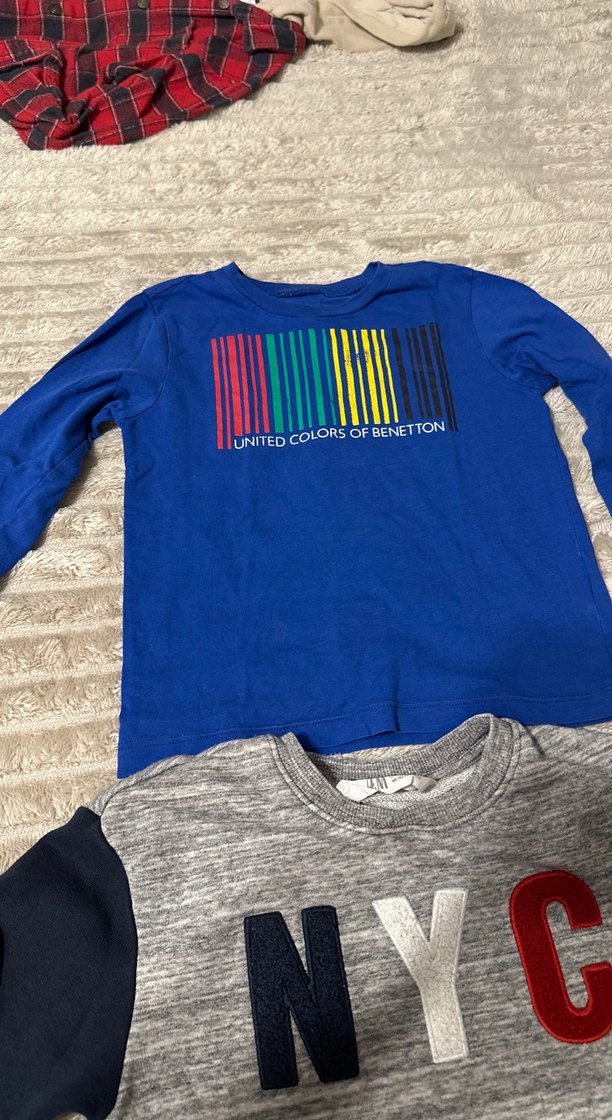 Erkek Çocuk Uzun Kollu Baskılı Sweatshirt 2 adet - Görsel 3