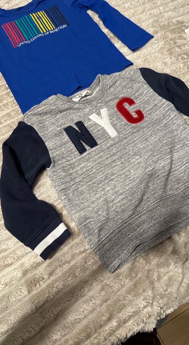 Erkek Çocuk Uzun Kollu Baskılı Sweatshirt 2 adet - Görsel 2