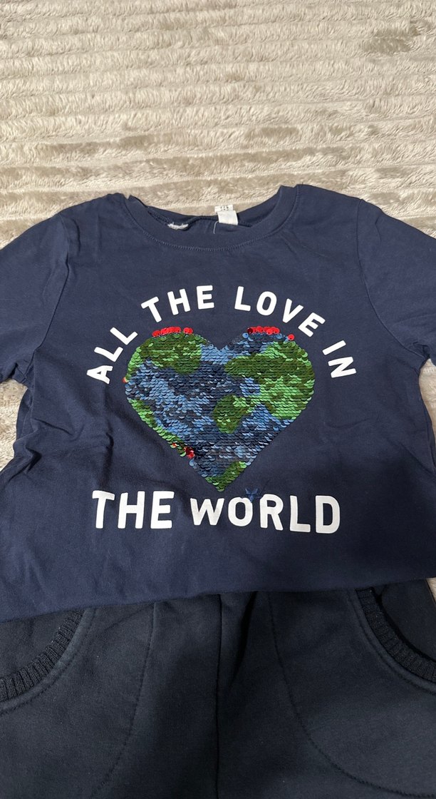 Lacivert Baskılı  Erkek Takım - Görsel 2