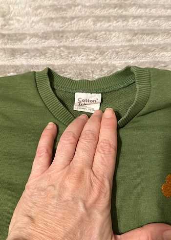 Erkek Çocuk Yeşil Sweatshirt Velcro Detaylı 2 Adet Sweatshirt. - Görsel 5