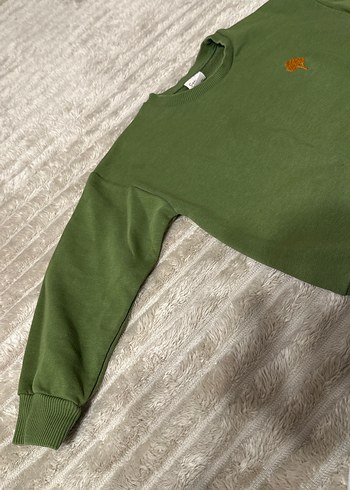 Erkek Çocuk Yeşil Sweatshirt Velcro Detaylı 2 Adet Sweatshirt. - Görsel 4