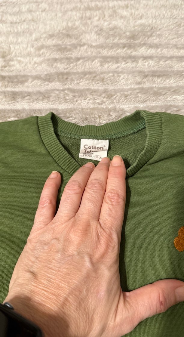 Erkek Çocuk Yeşil Sweatshirt Velcro Detaylı 2 Adet Sweatshirt. - Görsel 5