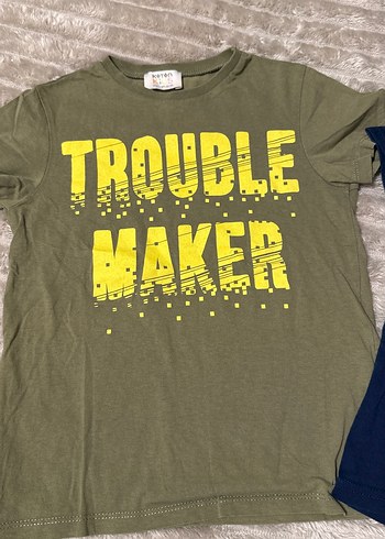 Erkek Çocuk Baskılı Kısa Kollu Tişörtler 3 Adet - Görsel 2