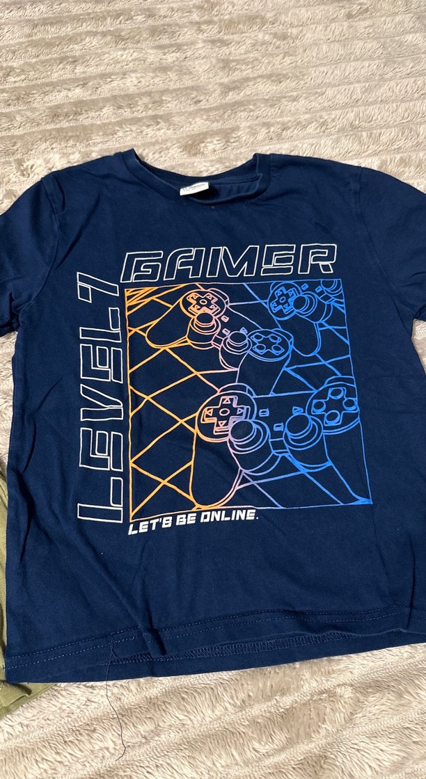 Erkek Çocuk Baskılı Kısa Kollu Tişörtler 3 Adet - Görsel 3