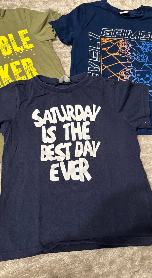 Erkek Çocuk Baskılı Kısa Kollu Tişörtler 3 Adet - Görsel 4