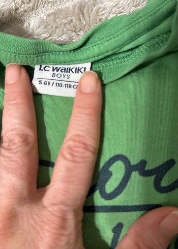 Erkek Çocuk Yeşil Baskılı Kısa Kollu Tişörtler - Görsel 4