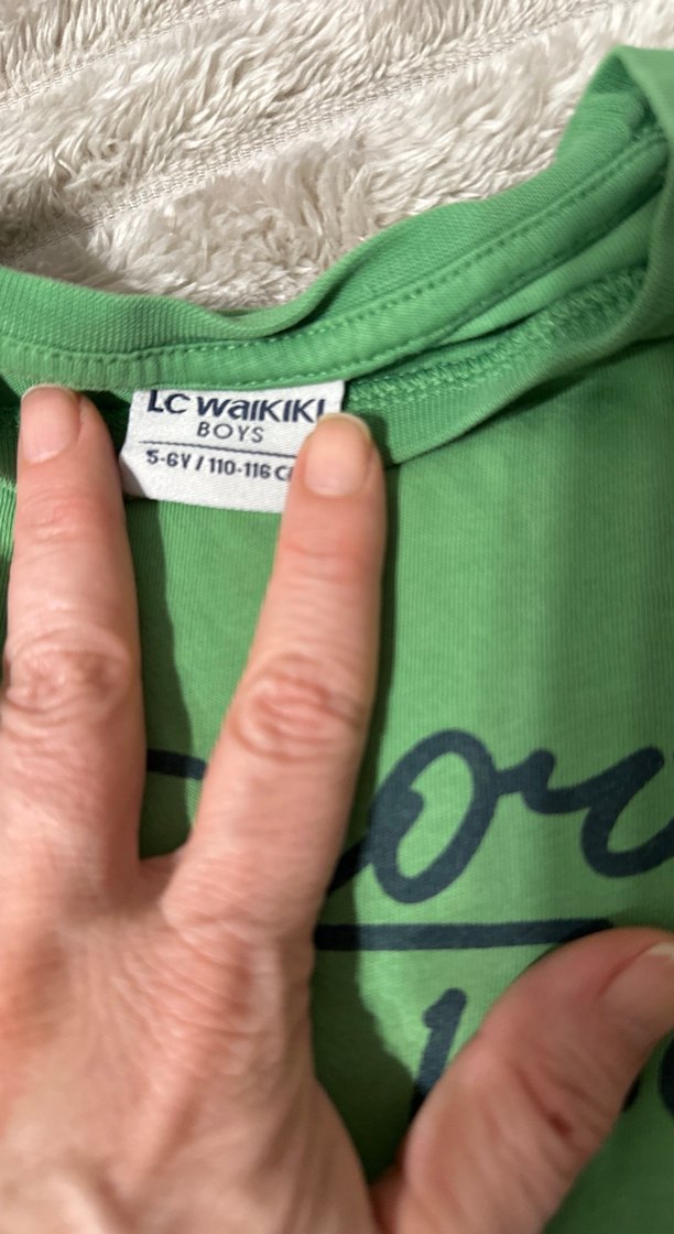 Erkek Çocuk Yeşil Baskılı Kısa Kollu Tişörtler - Görsel 4