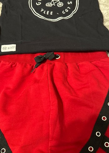 Kemer Detaylı Kırmızı Erkek Eşofman Altı - Görsel 2