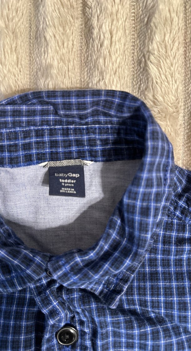 Erkek Çocuk Lacivert Uzun Kollu Denim Gömlek - Görsel 3