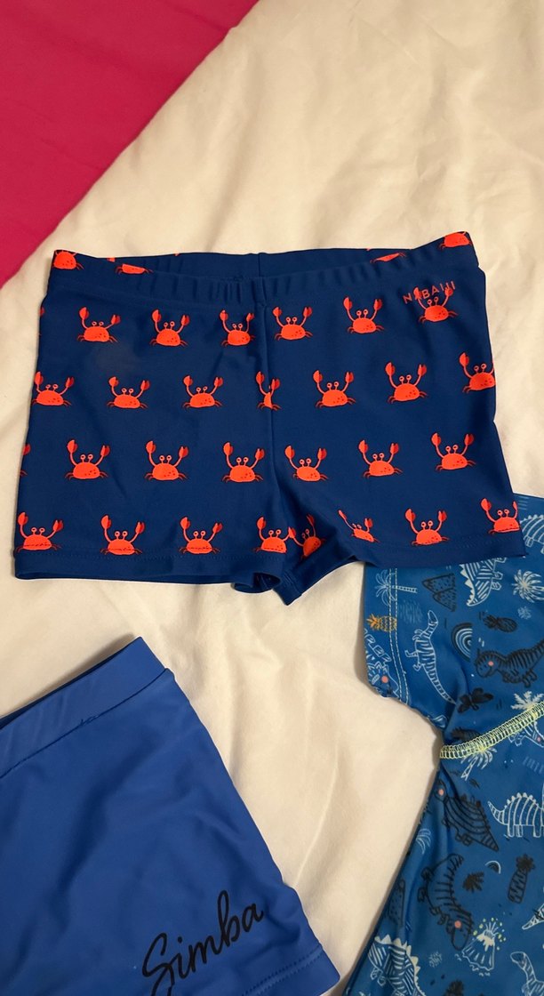 Erkek Çocuk Mavi Kısa Kollu Baskılı Mayo Seti - Görsel 3
