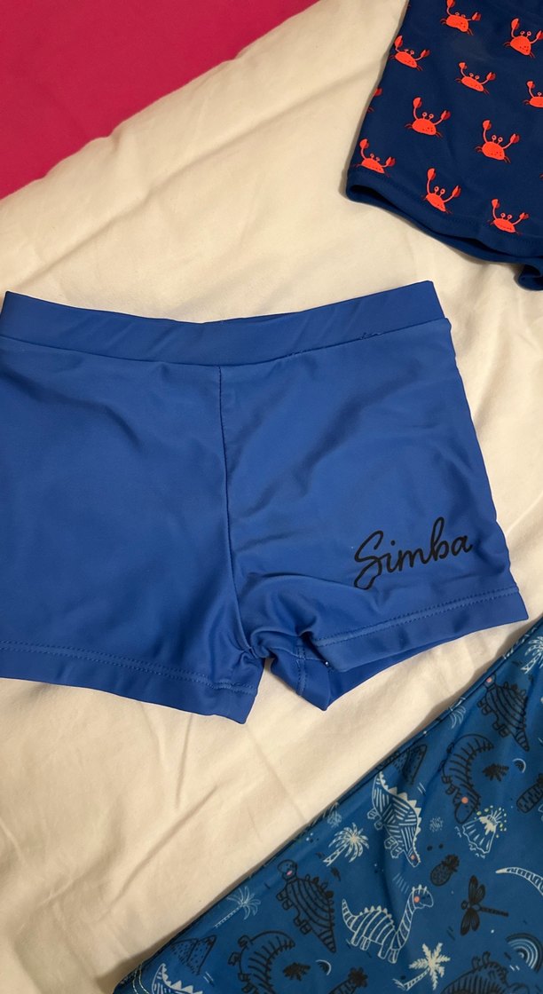 Erkek Çocuk Mavi Kısa Kollu Baskılı Mayo Seti - Görsel 4