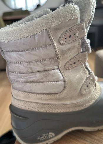 Gri Kürklü Kadın Outdoor Botu - Görsel 3