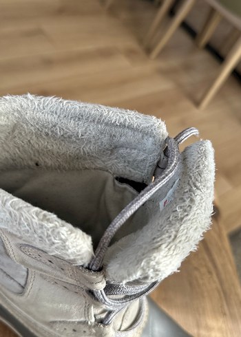 Gri Kürklü Kadın Outdoor Botu - Görsel 4