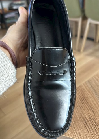 NetWork Siyah Klasik Loafer Kadın Ayakkabı - Görsel 2