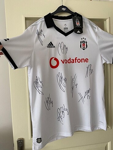 Adidas Beşiktaş Beyaz İmzalı Forma Orijinal