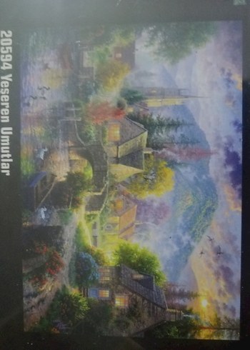 1000 Parça Renkli Doğa Manzarası Puzzle - Görsel 3