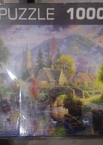 1000 Parça Renkli Doğa Manzarası Puzzle - Görsel 2