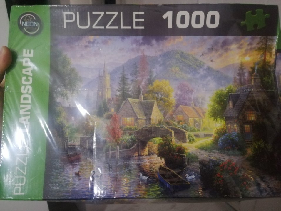 1000 Parça Renkli Doğa Manzarası Puzzle - Görsel 2