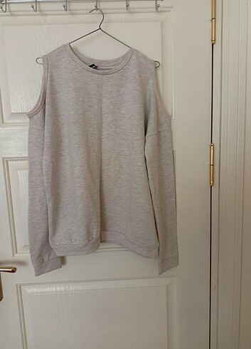 m Beden ten rengi Renk Kadın sweatshirt 