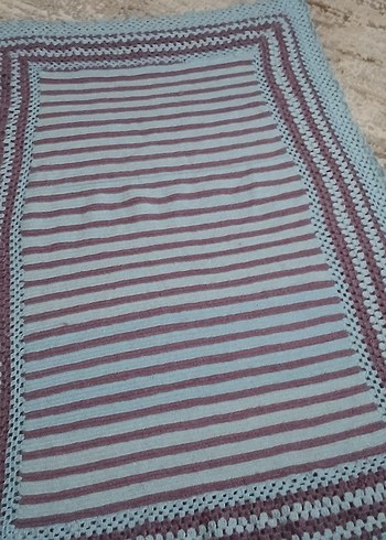 Bohem Çizgili Bej Masa Örtüsü - Görsel 2