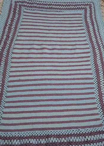 Bohem Çizgili Bej Masa Örtüsü - Görsel 5