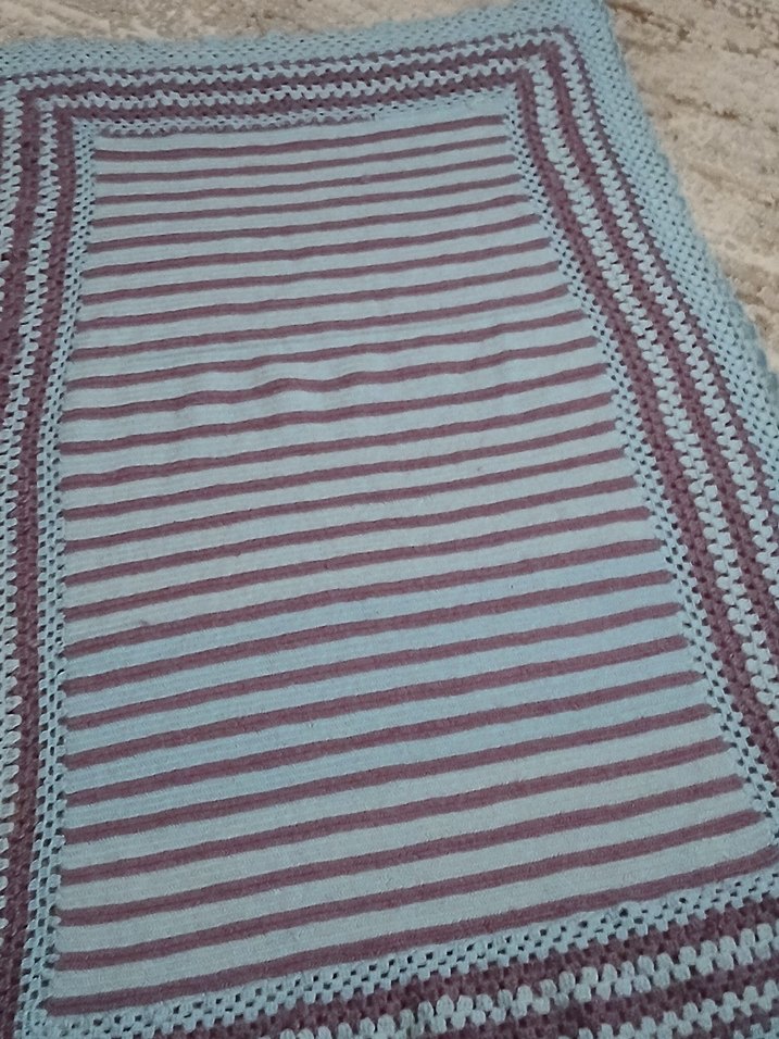 Bohem Çizgili Bej Masa Örtüsü - Görsel 2