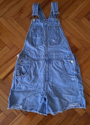 Zara 164cm 13-14 Yaş Zara Kız çocuk Salopet Tulum 