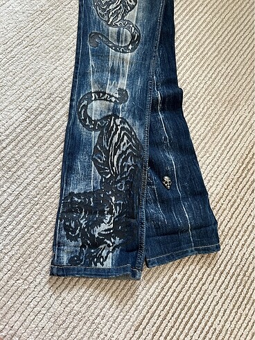 Philipp Plein orijinal phlipp plein kot pantolon gothic vintage kuru kafali