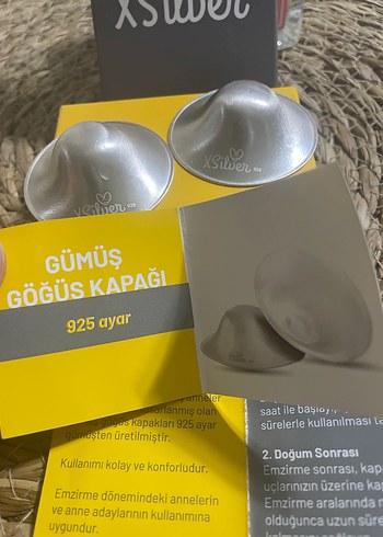 XSilver Gümüş Göğüs Kapağı - Altın Gri - Görsel 3