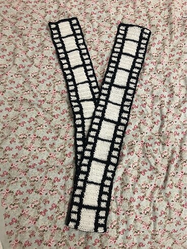 Film şeridi atkı /film roll scarf