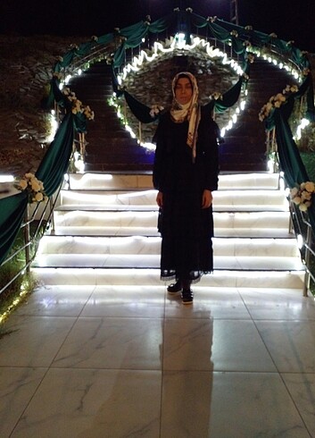 40 Beden Şehrimoda Nage Siyah Elbise